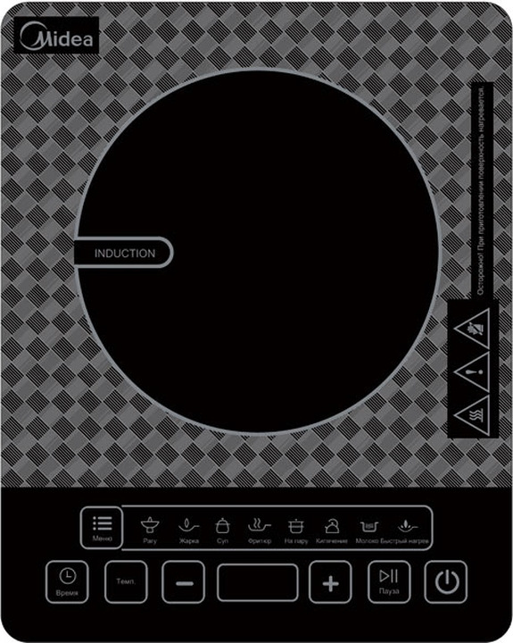 фото Настольная плита Midea, MC-IN2201, электрическая, индукционная, черный