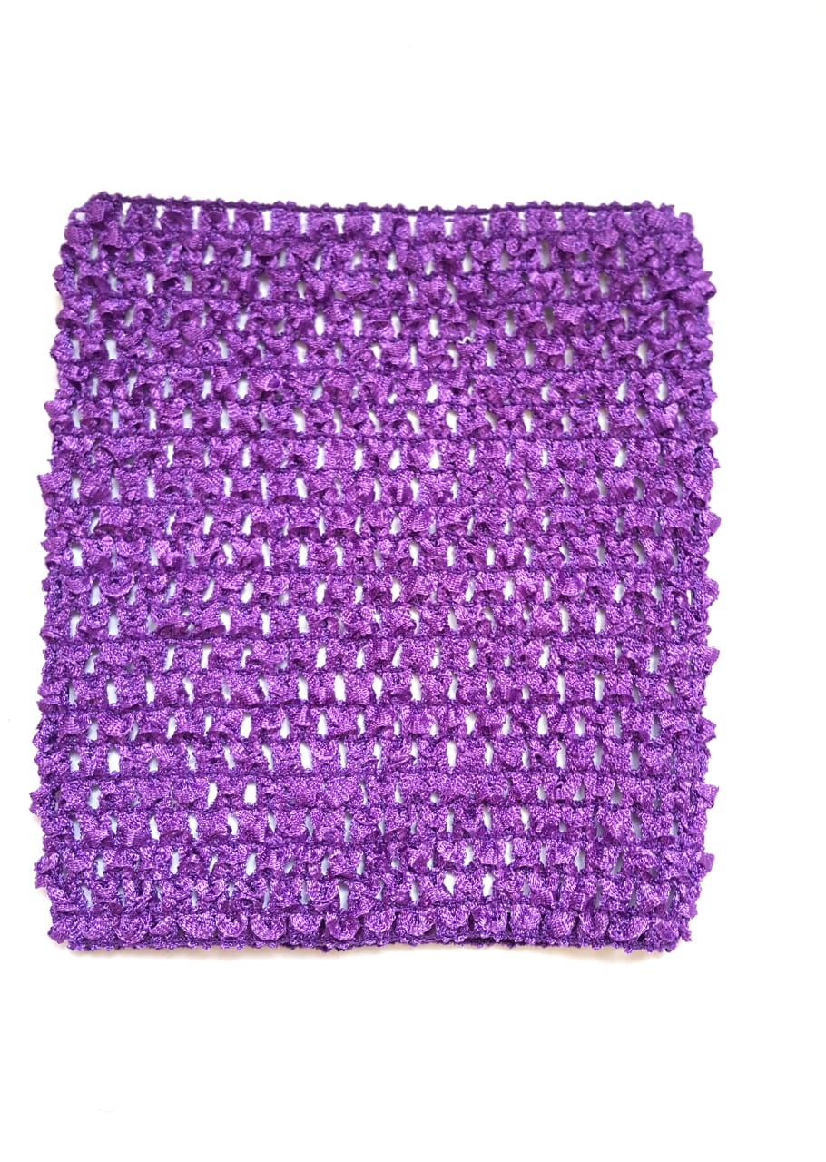 Ткань Caramelkalife Топ-резинка, размер 15*15 см. Цвет Фиолетовый.