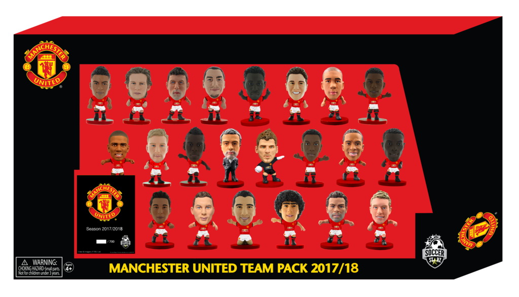 фото Фигурка SoccerStarz Набор футболистов ФК Манчестер Юнайтед Man Utd Team Pack V-2017/2018, 404210