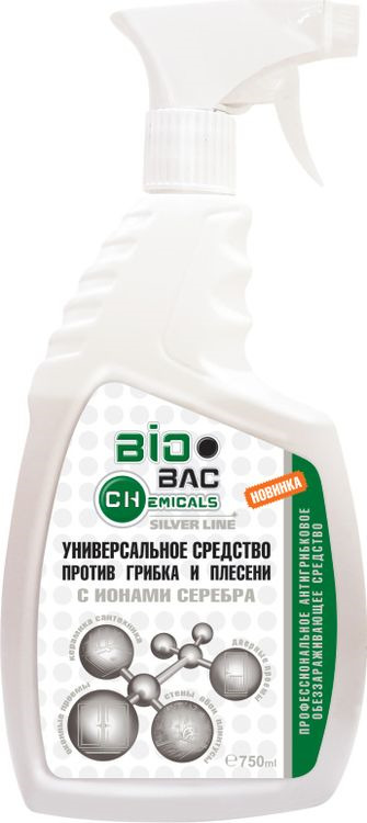 фото Универсальное чистящее средство BioBac Против грибка и плесени, 750 мл