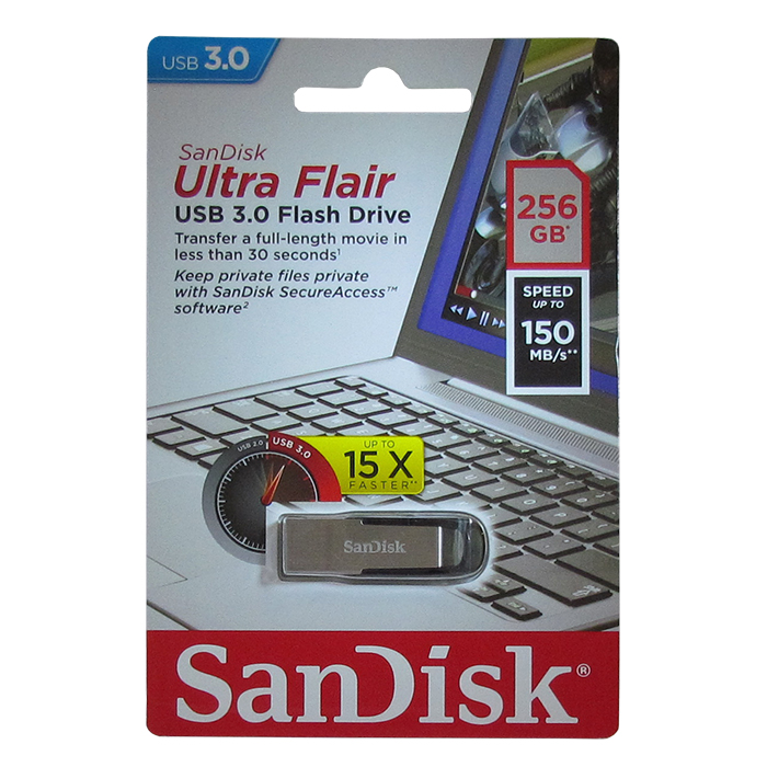 фото USB Флеш-накопитель SanDisk Ultra Flair USB 3.0 256GB