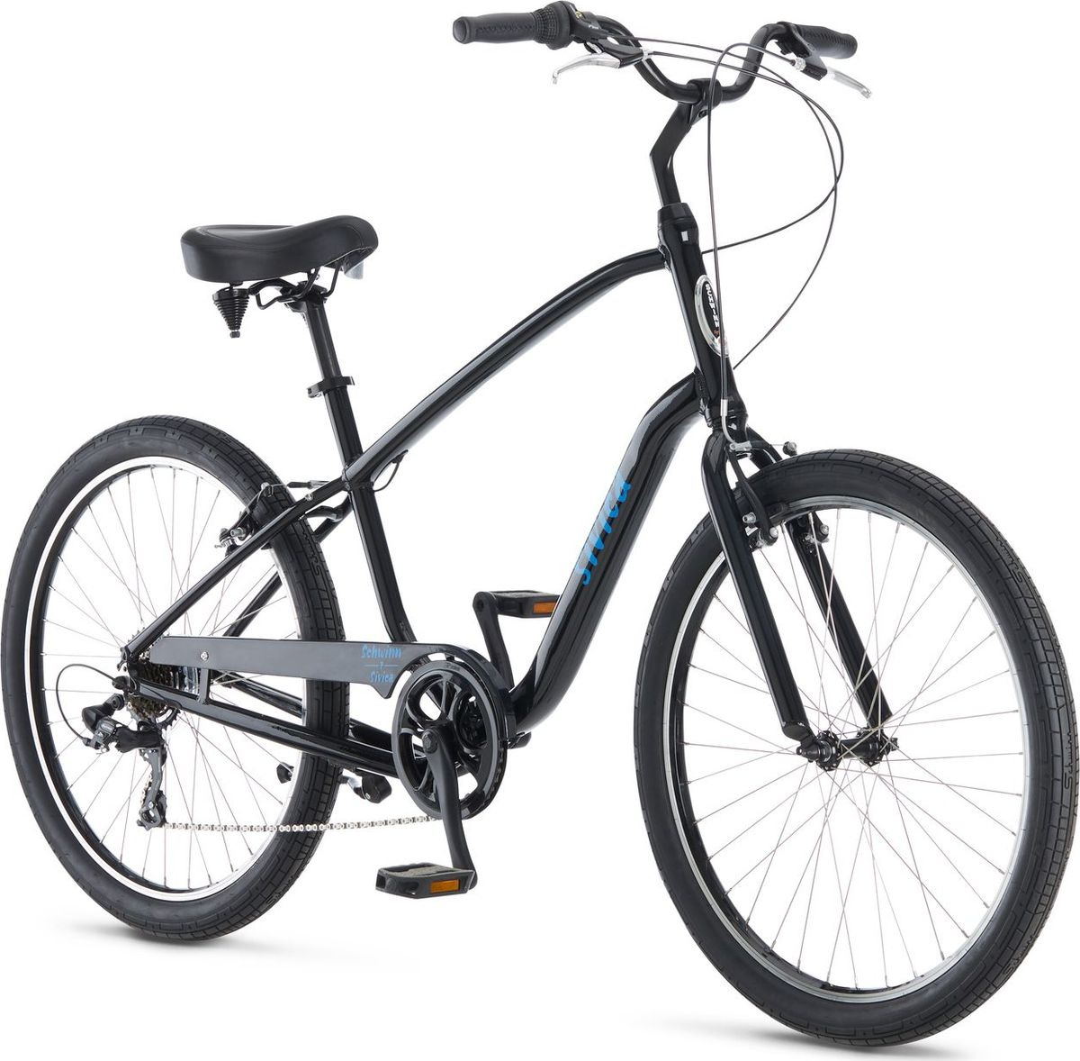 фото Велосипед городской Schwinn Sivica 7, колесо 26", черный, 7 скоростей