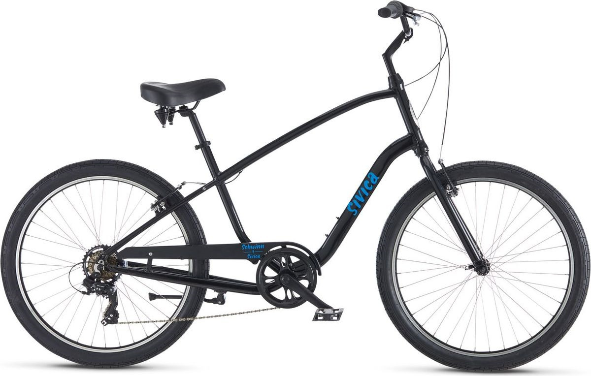 фото Велосипед городской Schwinn Sivica 7, колесо 26", черный, 7 скоростей