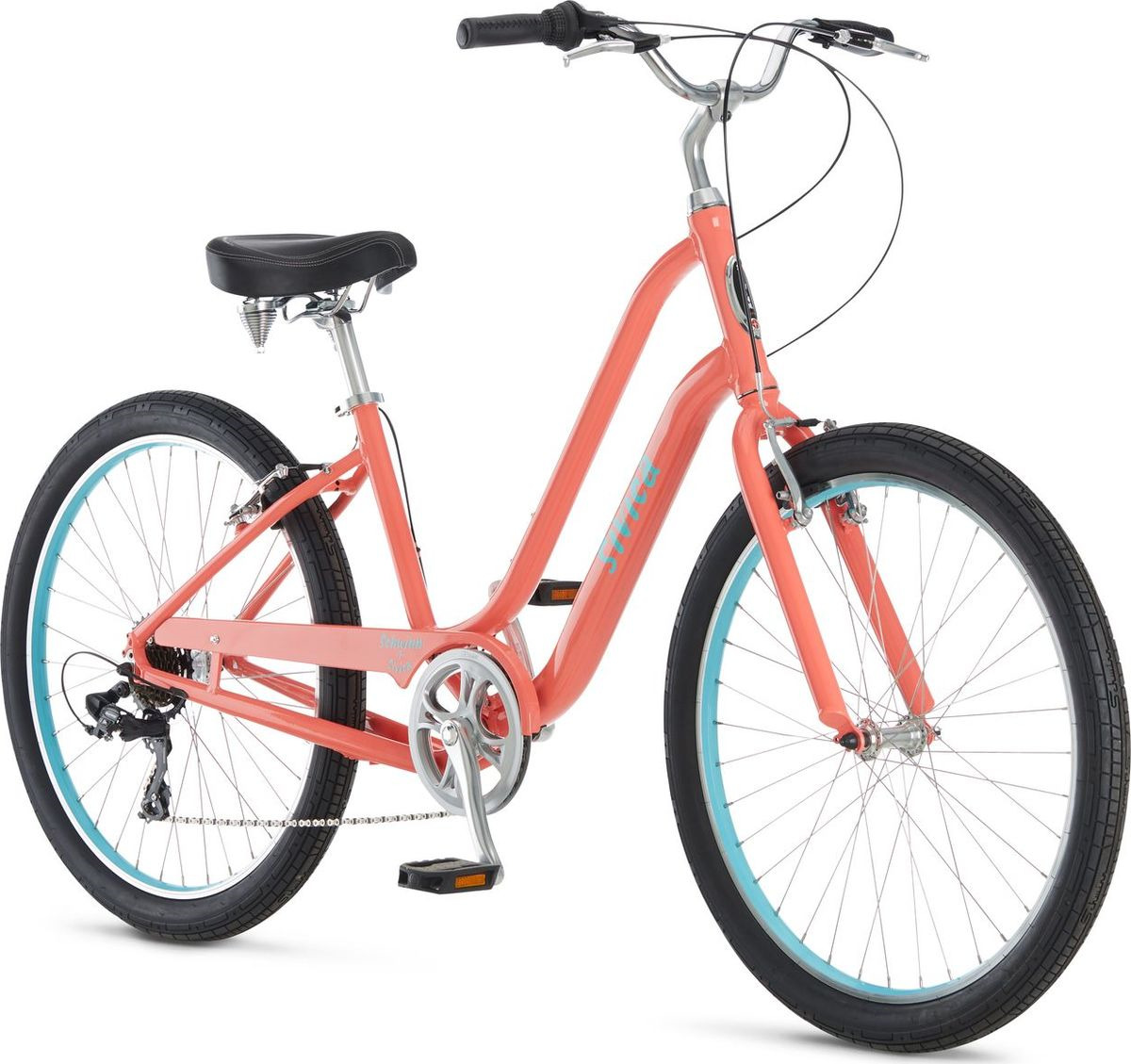 фото Велосипед городской Schwinn Sivica 7 Women, колесо 26", коралловый, 7 скоростей