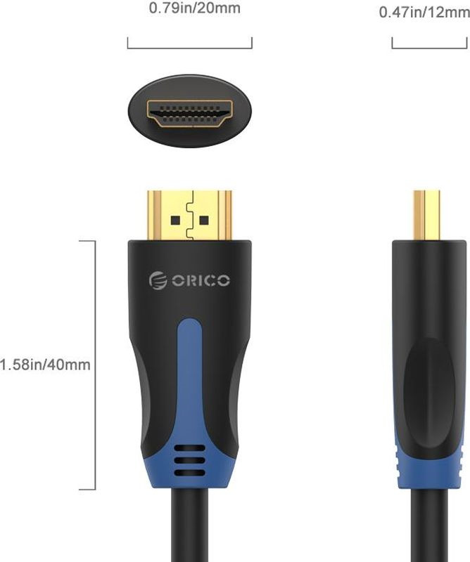 фото Кабель HDMI Orico HM14-15, черный, 1,5 м