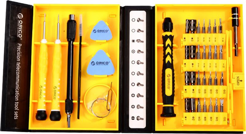 фото Набор отверток Orico ST2, для ремонта мобильных телефонов, черный