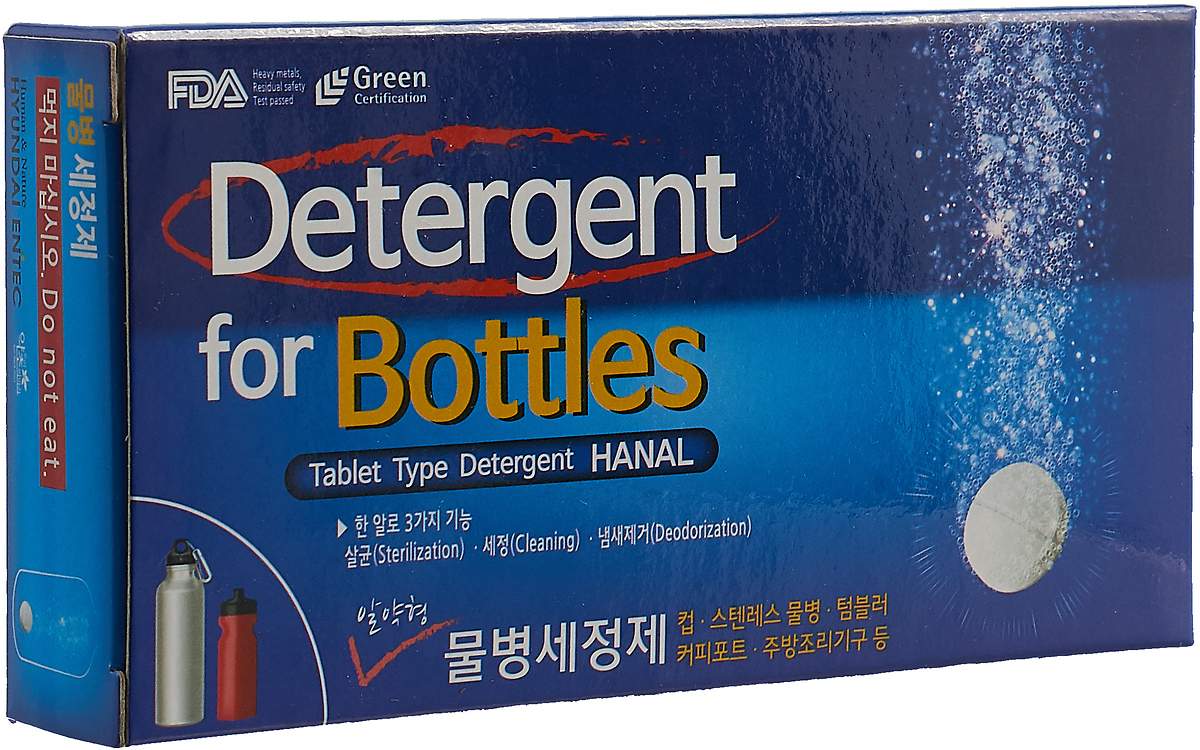 фото Средство для мытья посуды Korea для фитнес-бутылок, 23 г