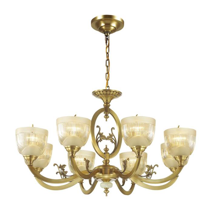 Подвесной светильник Odeon Light 3998/8, бронза odeon light подвесная люстра odeon light piemont 3998 8