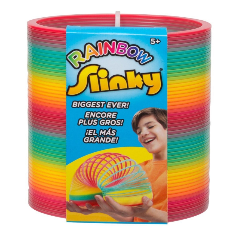 фото Игрушка антистресс Slinky Пружинка Радуга ГИГАНТ