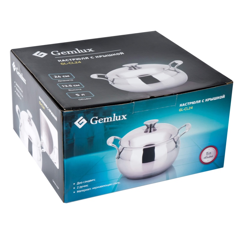 фото Кастрюля GEMLUX GL-CL24