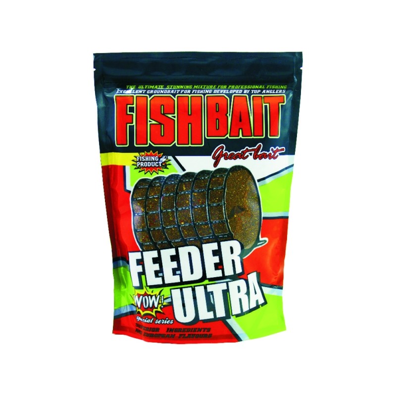 фото Аксессуар для рыбалки FISHBAIT Прикормка FEEDER ULTRA Monster Carp, коричневый