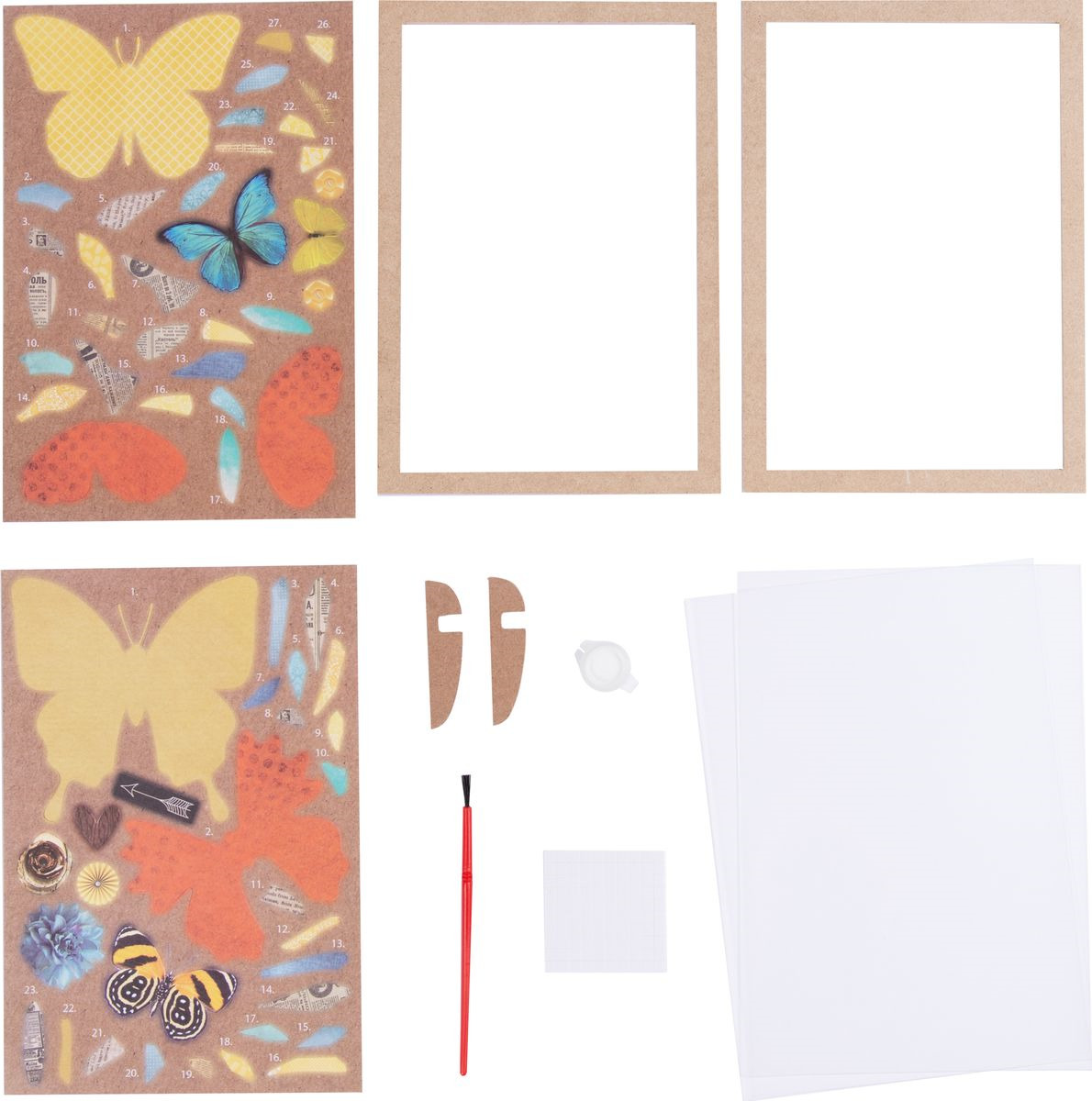 фото Сувенирный набор для творчества Magic Home Бабочки, 79400, 15,5 х 22 х 2,5 см