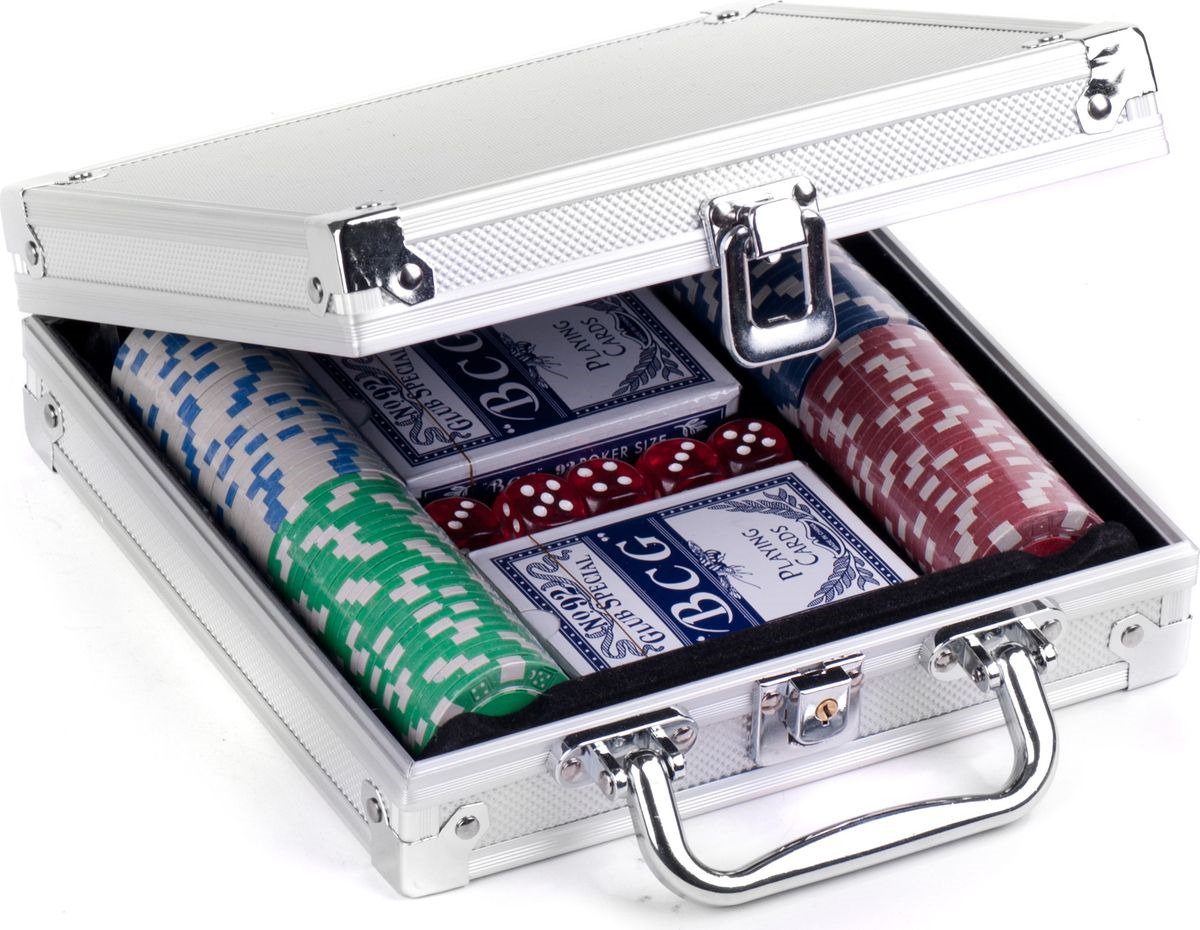 фото Сувенирный набор Magic Home, для игры в покер, 79878, 20,5 х 20,5 х 6,5 см
