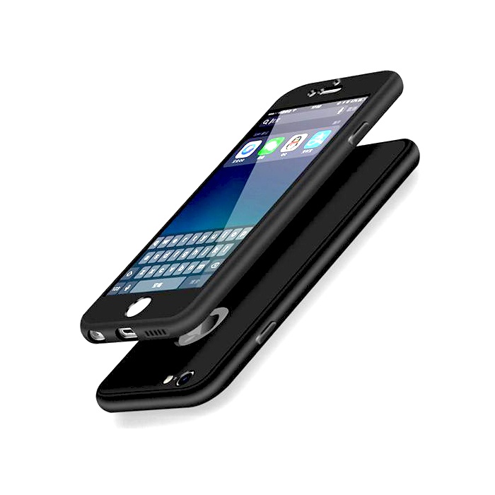 фото Чехол для сотового телефона No Name Силиконовый чехол для iPhone X / 7 / 8 Plus / 6S / 6 / 5 / 5S SE, черный