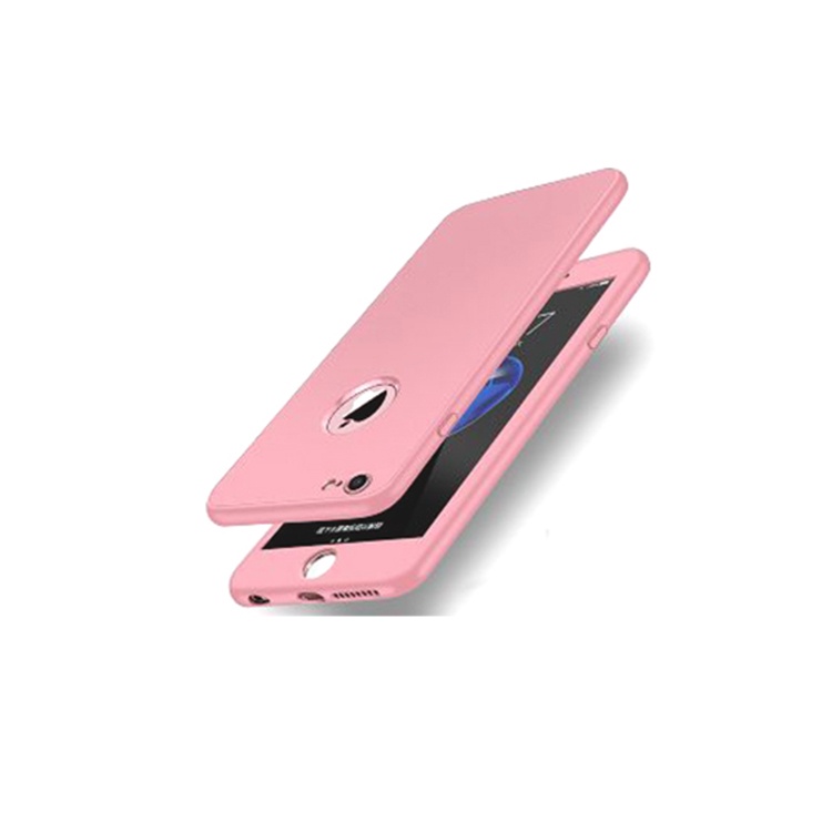 фото Чехол для сотового телефона No Name Силиконовый чехол для iPhone X / 7 / 8 Plus / 6S / 6 / 5 / 5S SE, розовый