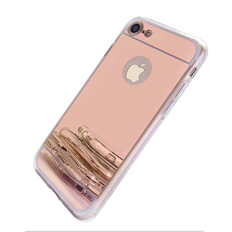 Чехол для сотового телефона No Name Защитный чехол для Apple iPhone 7 6 6s Plus 5 5s 5SE 4 4s, розовый