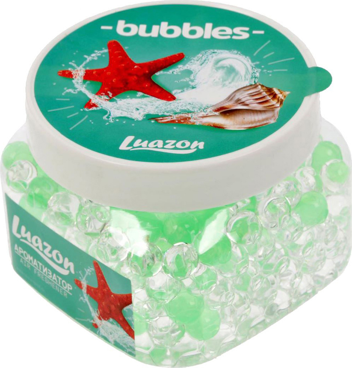 фото Ароматизатор автомобильный Luazon Bubbles, море, 1643087, 225 г