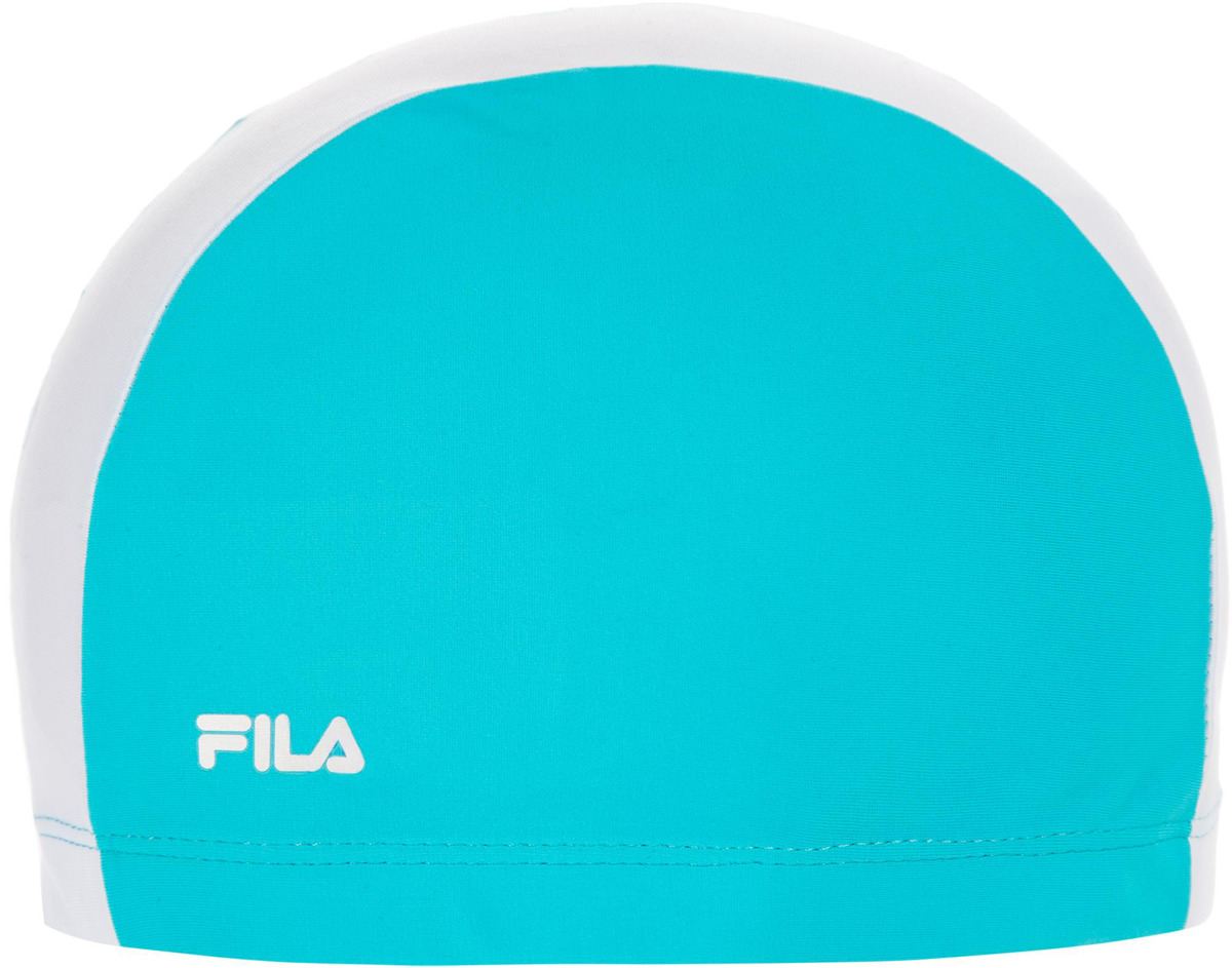 Шапочка для плавания Fila Swim Cap, 17BAU320WQ, белый, голубой