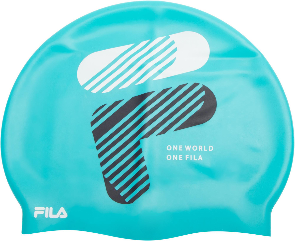 Шапочка для плавания Fila Silicone Swim Cap, 17BAU321S2, лазурный