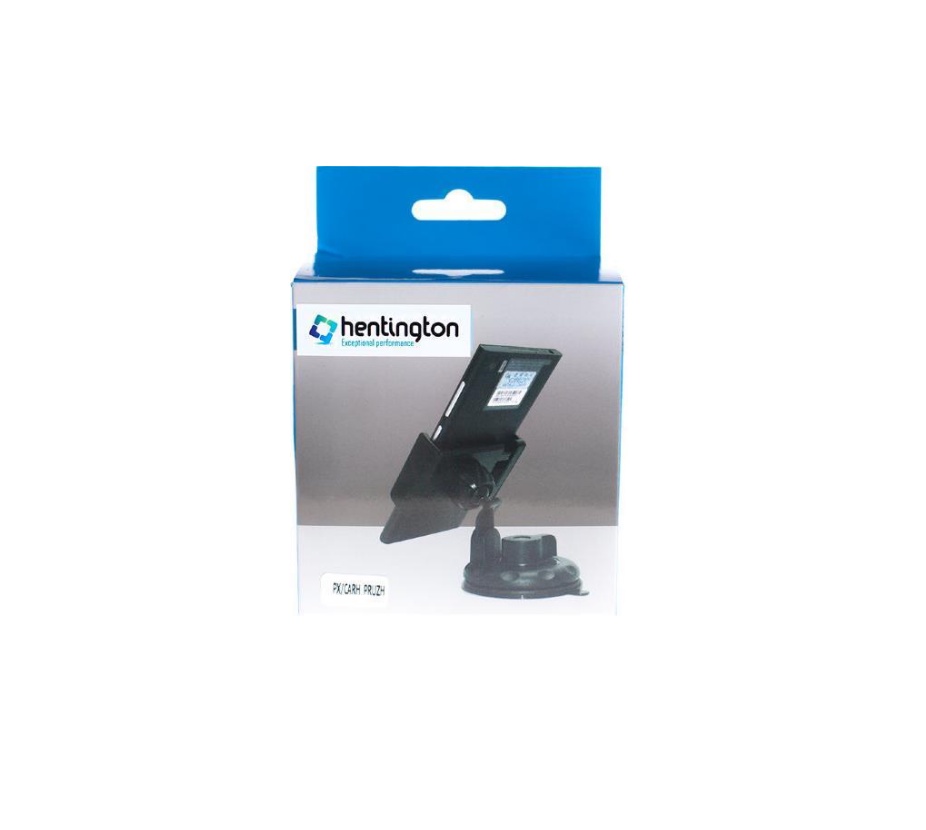 фото Автомобильный держатель Hentington для смартфона на силиконовой липучке, на стекло и/или торпеду, черный