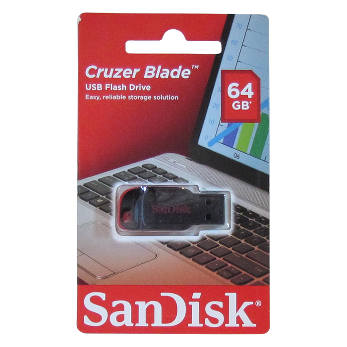 фото USB Флеш-накопитель SanDisk Cruzer Blade 64GB USB 2.0