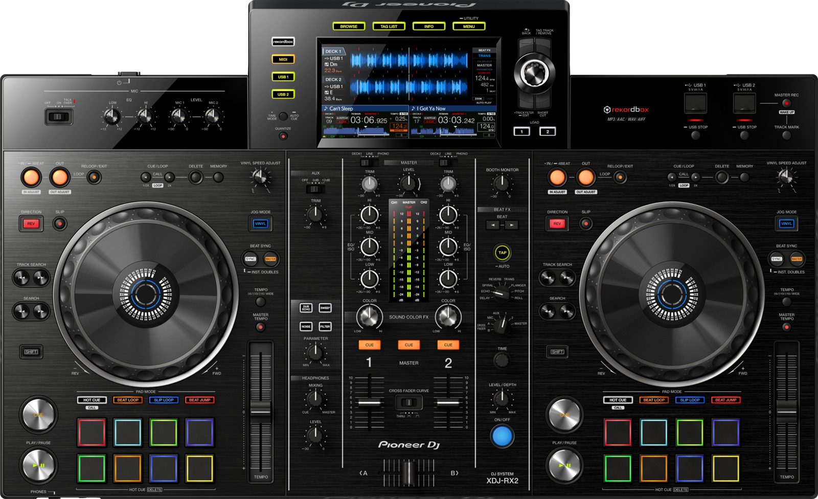 Характеристики Микшерный пульт Pioneer XDJ-RX2, подробное описание ...