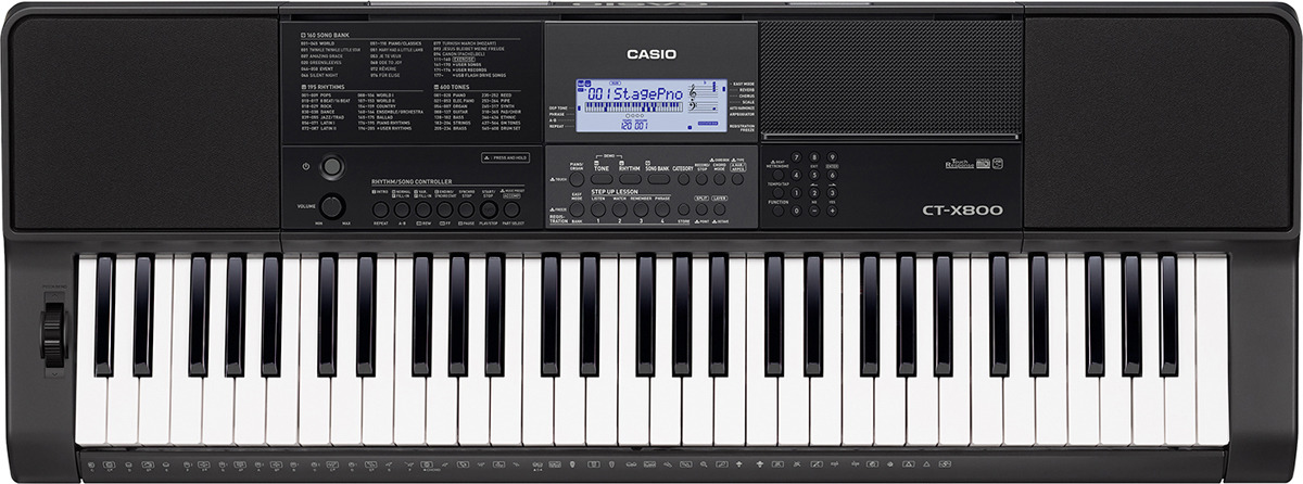 все цены на Синтезатор Casio, черный, CT-X800 онлайн