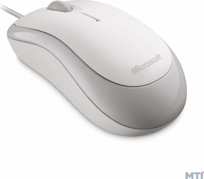Мышь Microsoft Basic, P58-00060, оптическая, белый