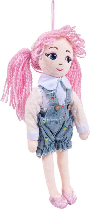 Кукла ABtoys с розовыми волосами в шортах, M6025