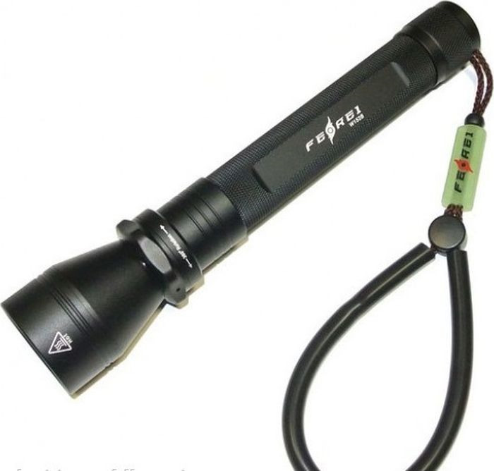 фото Подводный фонарь Ferei W152BII CREE XM-L, для дайвинга, R52317, черный