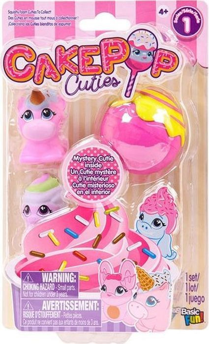 фото Мягкая игрушка Cake Pop Cuties Cake Pop Cuties 1 серия 25,2 см, 27170, в ассортименте