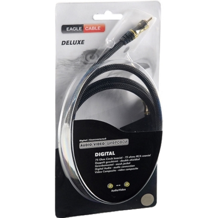 фото Кабель Eagle Cable Deluxe Digital RCA 0,75 м, черный