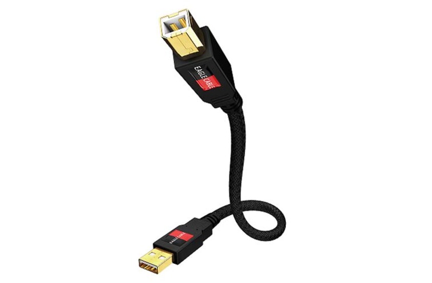 фото Кабель Eagle Cable Deluxe USB A-B 3,2 м, черный