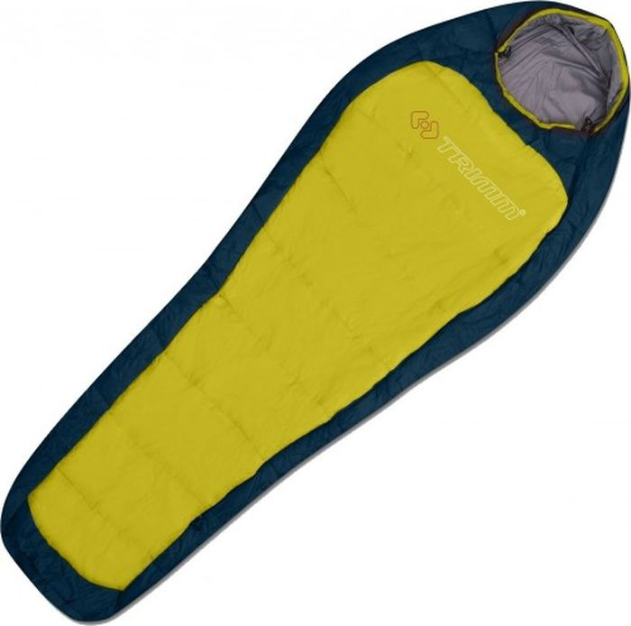 фото Спальный мешок Trimm Lite Impact, левосторонняя молния, желтый, 195 см