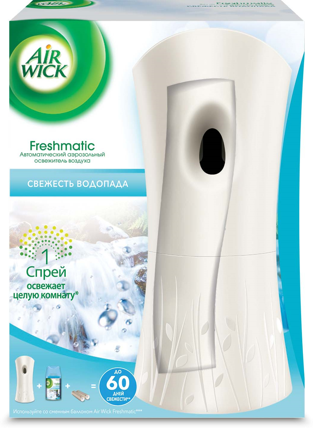 фото Освежитель воздуха AirWick Freshmatic "Свежесть водопада", автоматический, 250 мл