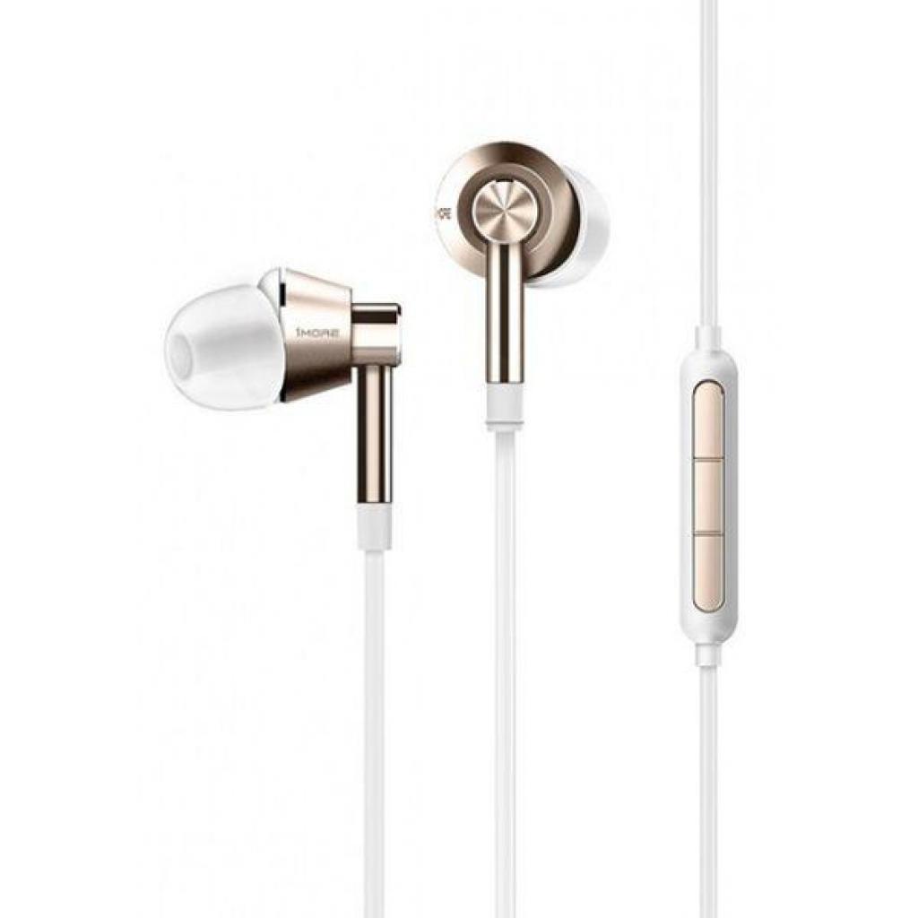 фото Наушники 1MORE Xiaomi 1M301 White Single Driver In-Ear Piston Headphones, белый, золотой