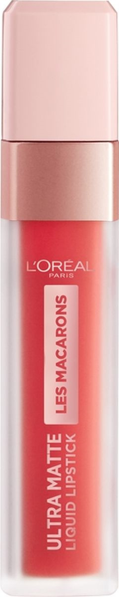 Ультрастойкая губная помада L'Oreal Paris Infaillible Les Macarons, оттенок 824, Guava Gush, 8 мл