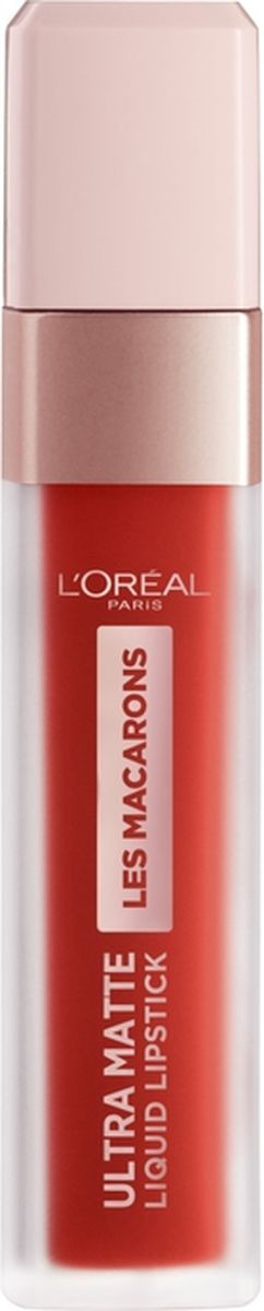 Ультрастойкая губная помада L'Oreal Paris Infaillible Les Macarons, оттенок 832, Strawberry, 8 мл