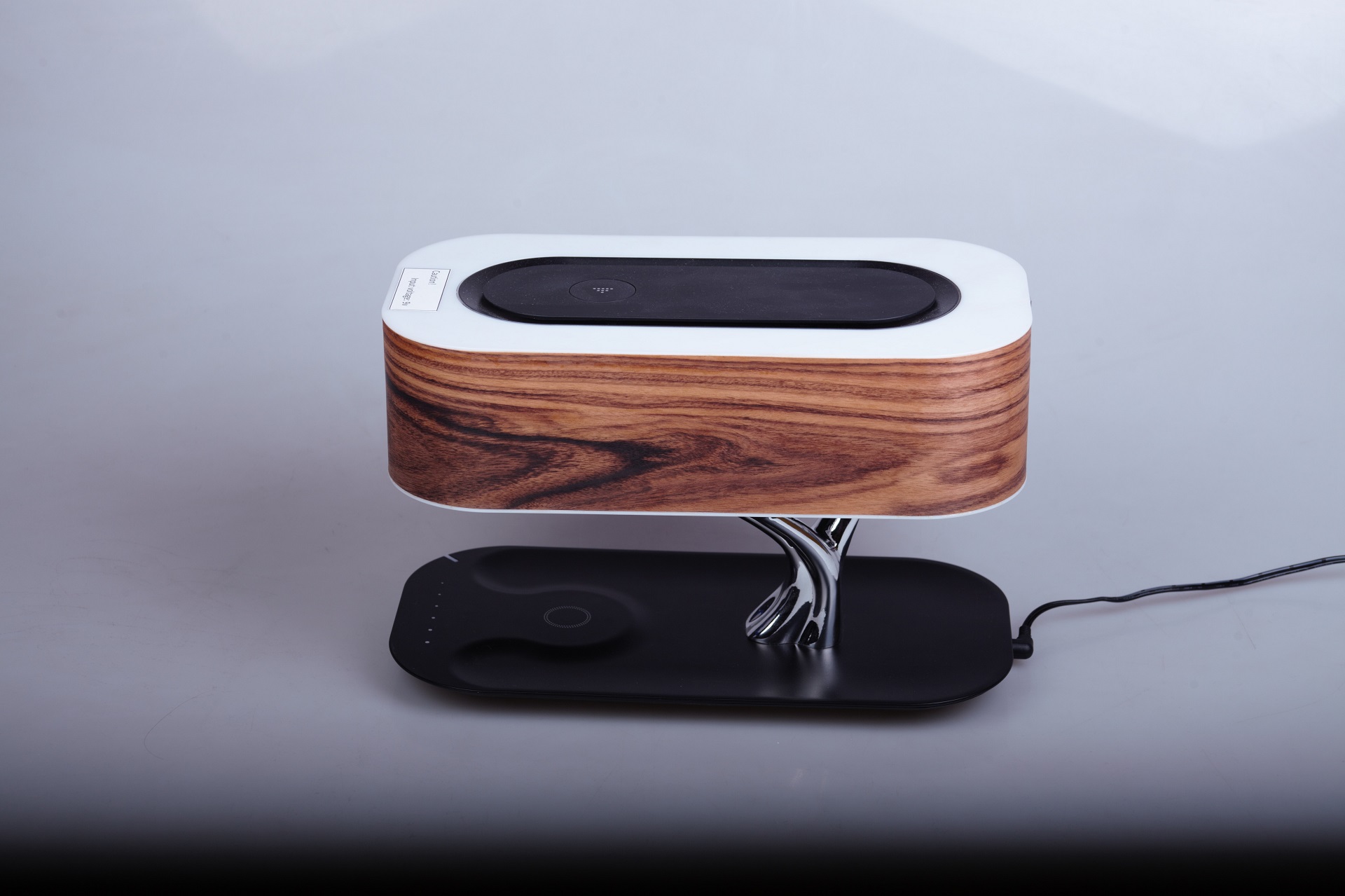 фото Настольный светильник HomeTree Умный светильник Light Of the Tree(Bluetooth +Qi) special edition, коричневый, черный