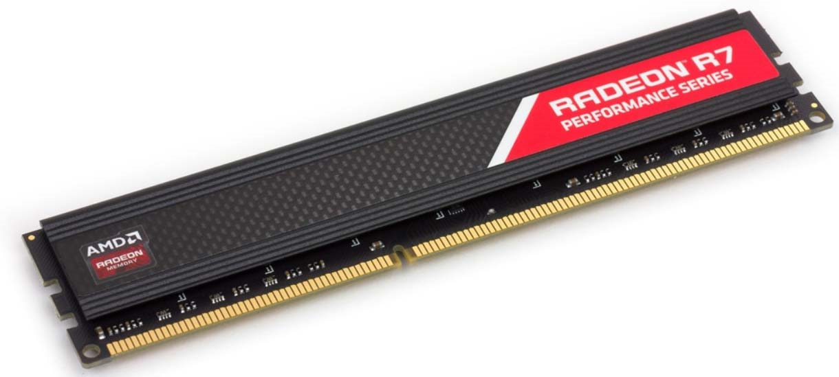 фото Модуль оперативной памяти AMD Radeon DDR4 8Gb 2400Mhz Long DIMM, R748G2400U2S-U