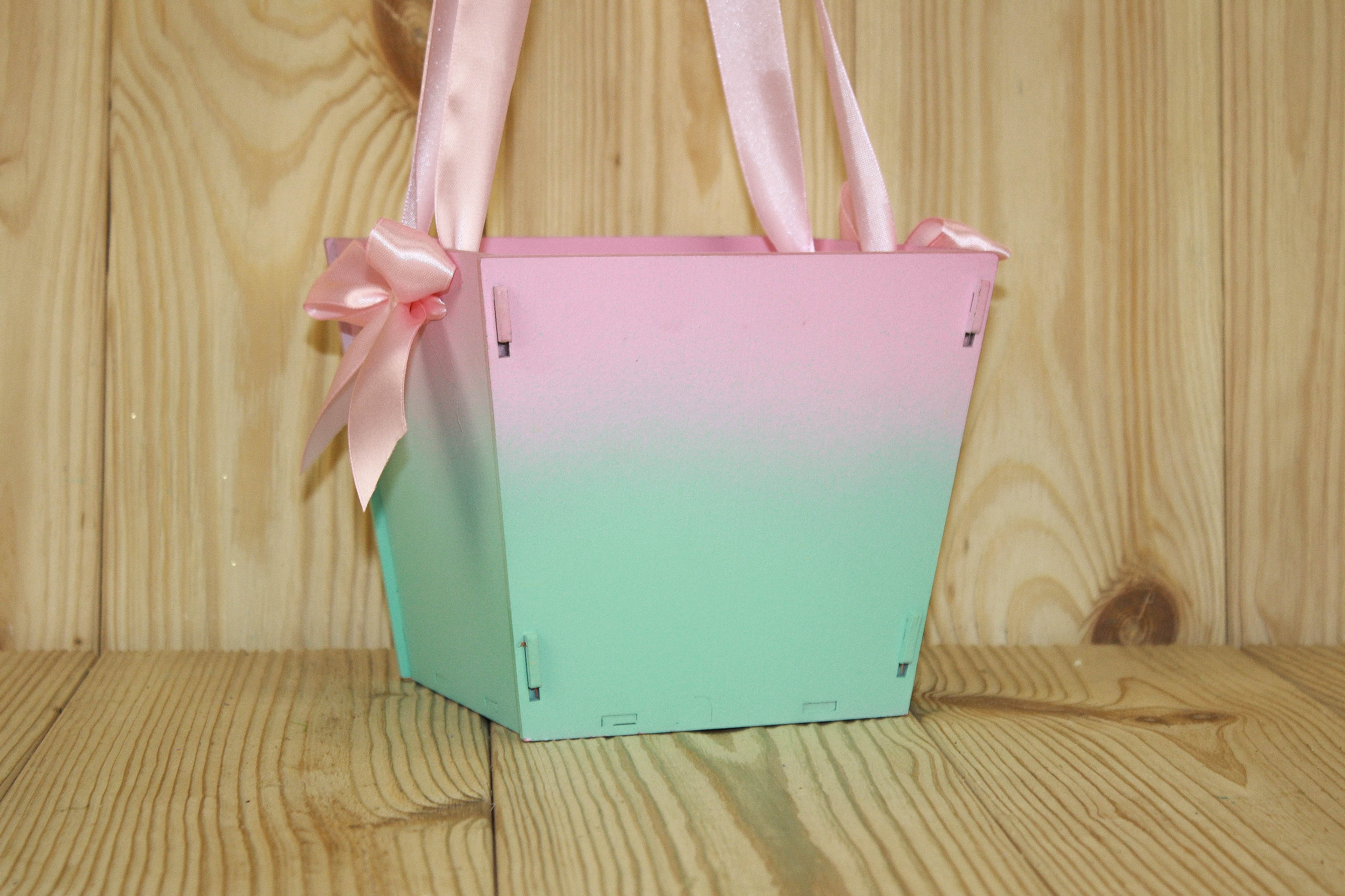 фото Подарочная упаковка Мастер Дизайн ПУ431020526, розовый, бирюзовый