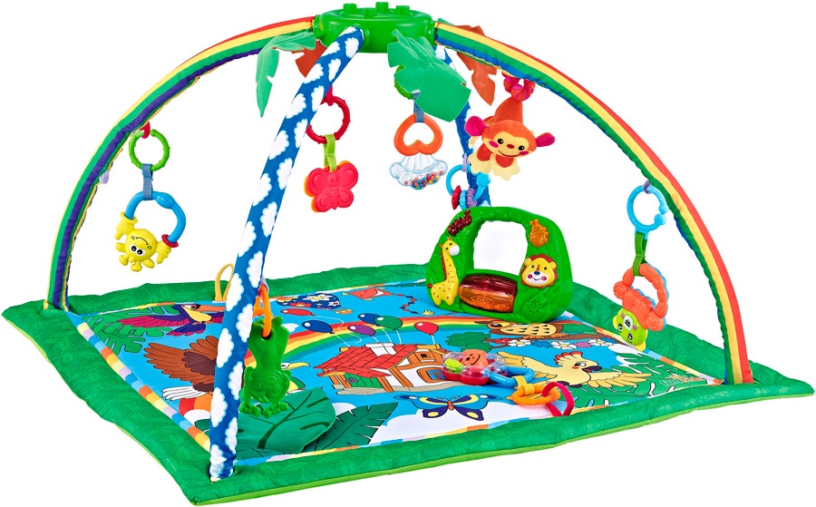 фото Funkids / Коврик развивающий с игрушками "Delux Step Up Gym" арт. CC9991 Sky