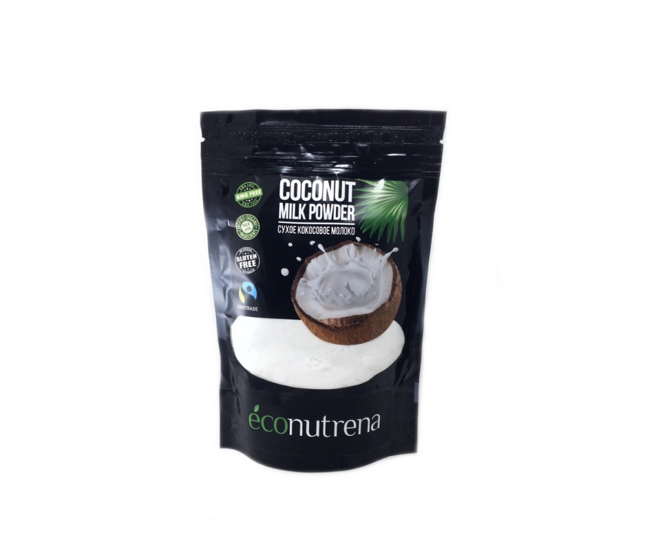 фото Сухое кокосовое молоко органическое, 150 грамм Econutrena
