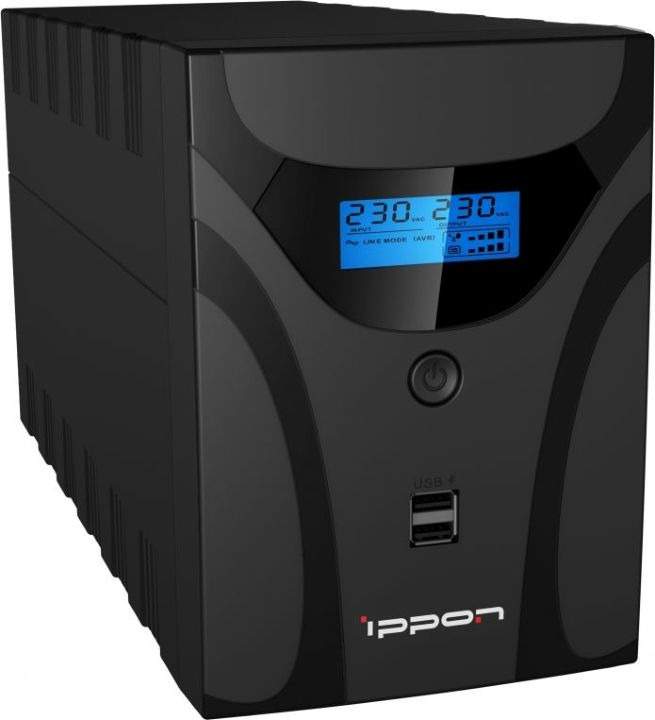 фото Источник бесперебойного питания Ippon Smart Power Pro II Euro 1600 960Вт 1600ВА, черный