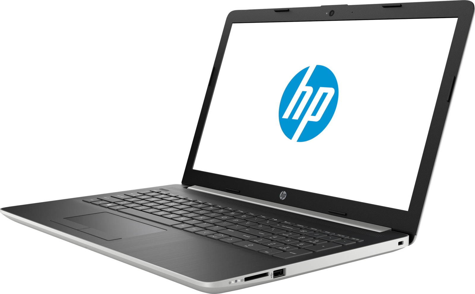 фото Ноутбук HP 15-db0161ur, 4MG39EA, 15.6", серебристый