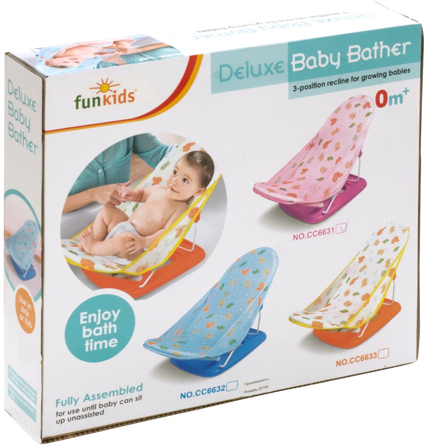 фото Funkids / Горка-поддержка для купания новорожденного "Baby Bather Delux" арт. CC6631