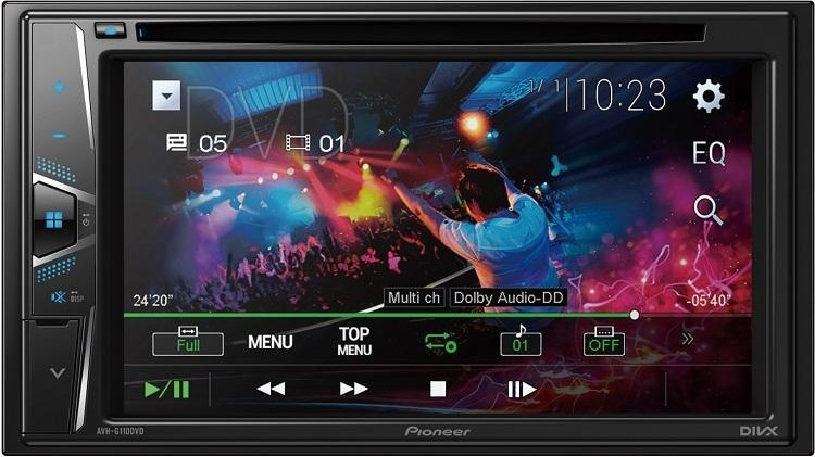 фото Автомагнитола CD DVD Pioneer AVH-G110DVD