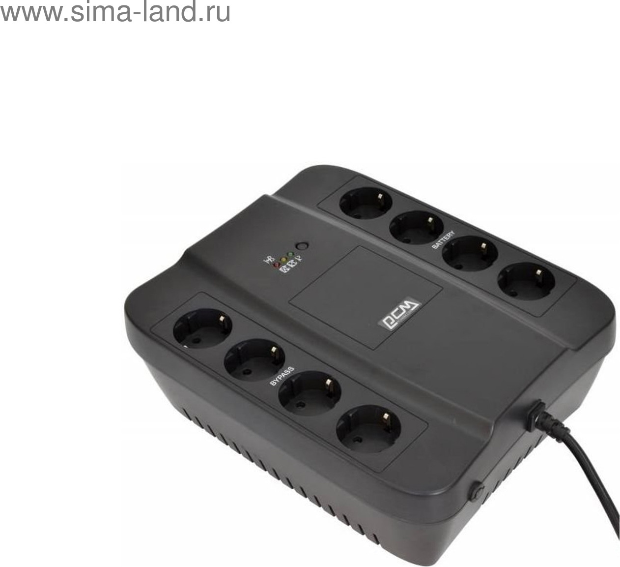 фото Источник бесперебойного питания Powercom Spider SPD-850N 510Вт 850ВА, черный