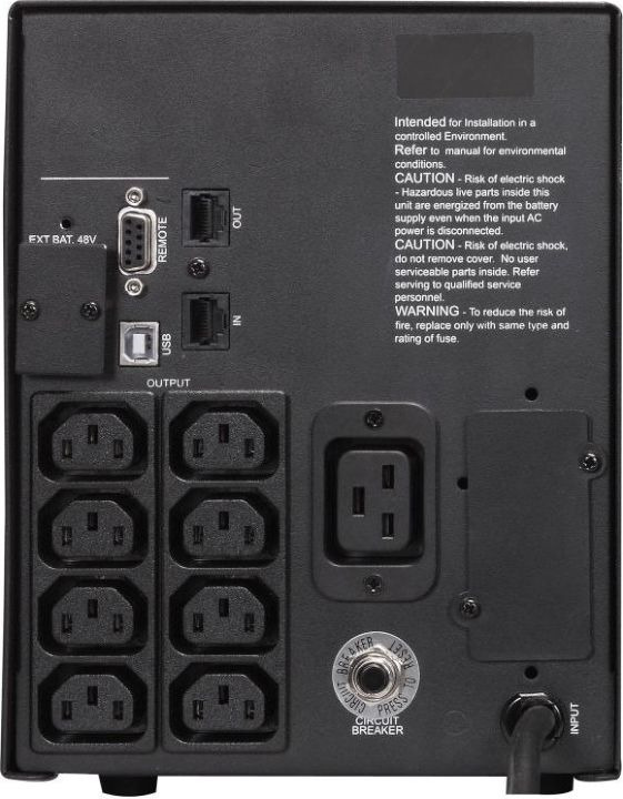 фото Источник бесперебойного питания Powercom Smart King Pro+ SPT-2000 1400Вт 2000ВА, черный