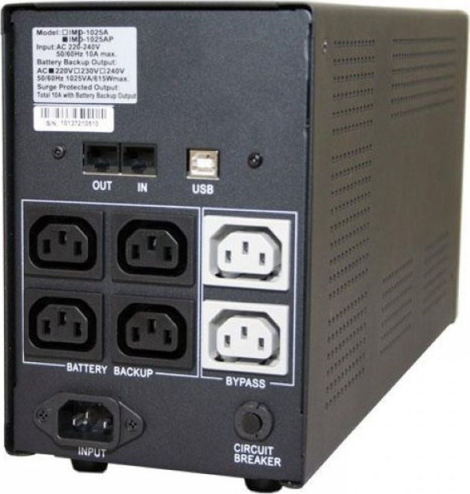 фото Источник бесперебойного питания Powercom Imperial IMD-3000AP 1800Вт 3000ВА, черный